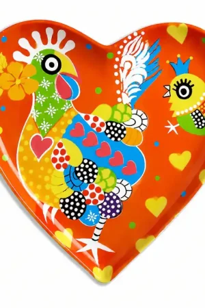Maxwell & Williams Piattino Cuore Love Hearts D15,5 cm Chicken Dance Pagamento Sicuro