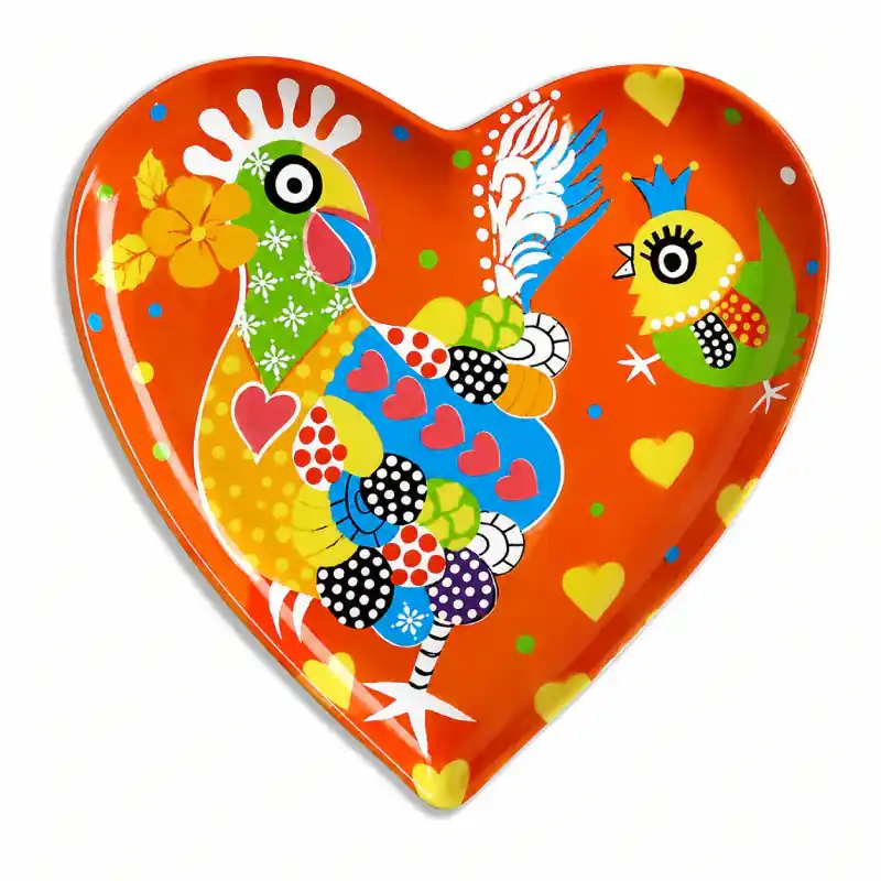 Maxwell & Williams Piattino Cuore Love Hearts D15,5 cm Chicken Dance Pagamento Sicuro