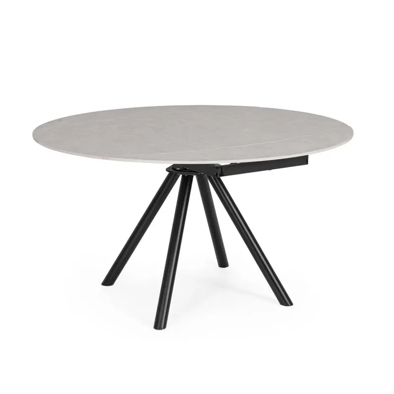 Subito Disponibile Andrea Bizzotto Tavolo Allungabile Rauni D87 - 135 cm Grigio Chiaro