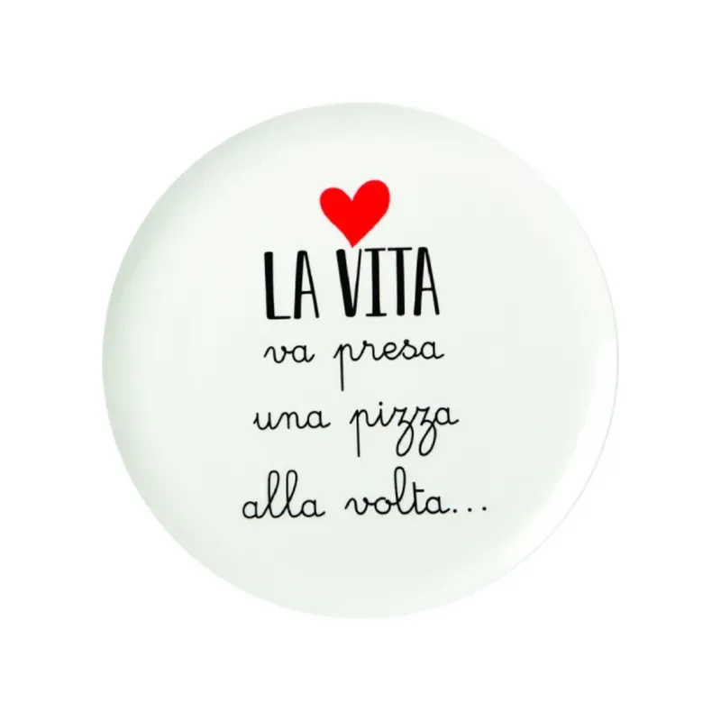 Love Tiffani Piatto Pizza D31 cm Una Pizza alla Volta Subito Disponibile