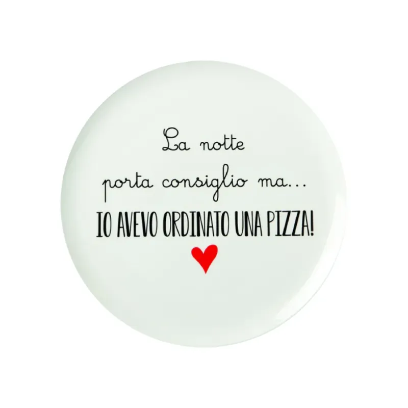 Love Tiffani Piatto Pizza D31 cm La Notte Porta Consiglio Ultime Pezzi