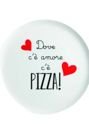 Love Tiffani Piatto Pizza D31 cm Dove C‘è Amore C‘è Pizza Subito Disponibile