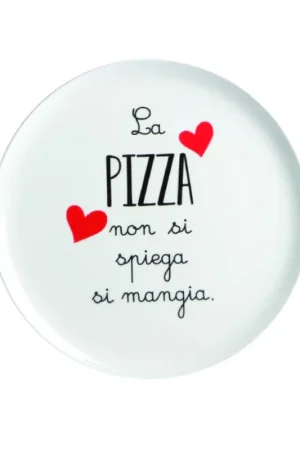 Love Tiffani Piatto Pizza D31 cm La Pizza Non Si Spiega Si Mangia Popolare