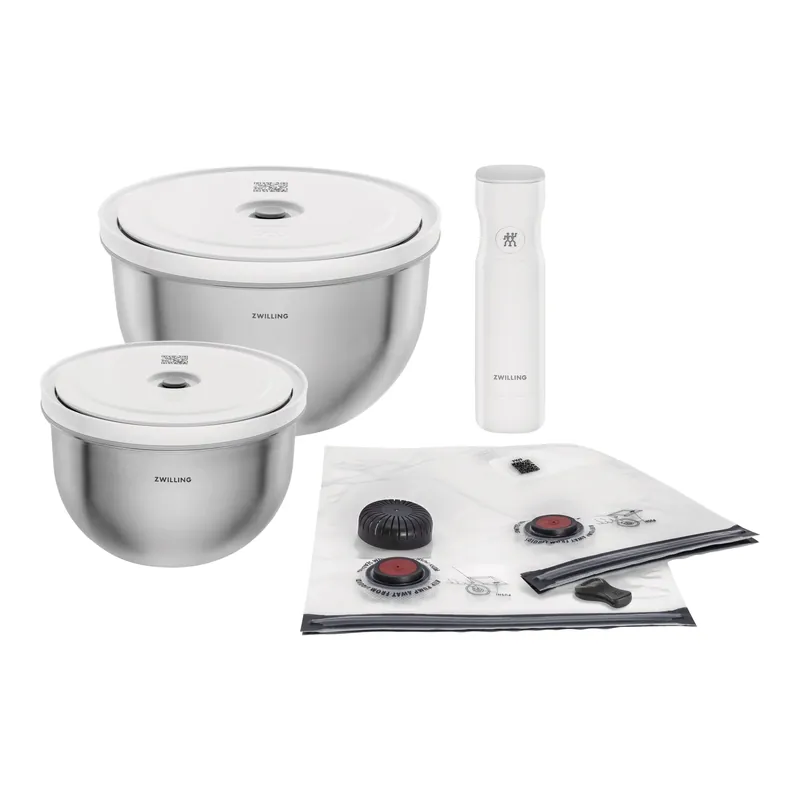 Zwilling Starter Set 9 Pezzi Sottovuoto Fresh&Save Bowls in Acciaio Prezzo Scontato