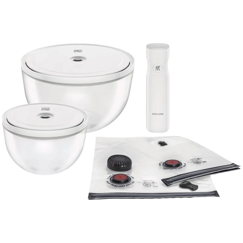 Zwilling Starter Set 9 Pezzi Sottovuoto Fresh&Save Bowls in Vetro Direttamente Dal Produttore