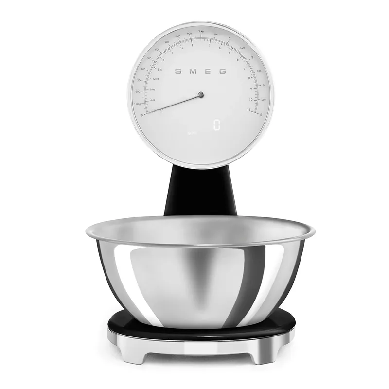 Reso Gratuito Smeg Bilancia da Cucina Digitale Nero KSF01BLWW