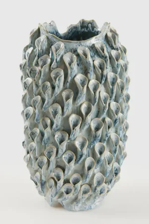 Compra Adesso EDG Enzo De Gasperi Vaso Chakra Marino H39 D24 cm in Ceramica