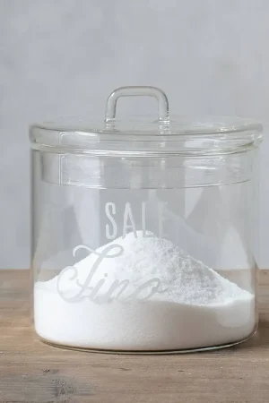 Simple Day Barattolo Sale Fino in Vetro 12x13 cm New Promo Stagionale