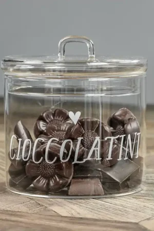 Simple Day Barattolo Cioccolatini Cuore D12 cm in Vetro Affare