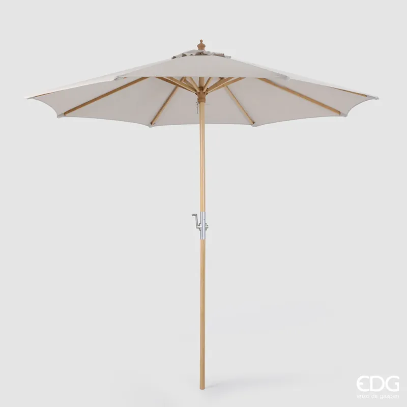 EDG Enzo de Gasperi Ombrellone da esterno Bamboo D250 cm Avorio Ordina Subito