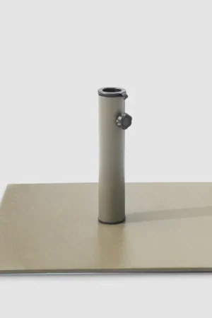 Compra Online EDG Enzo de Gasperi Base Per Ombrellone da esterno quadrata in Acciaio 50X50 cm Sabbia