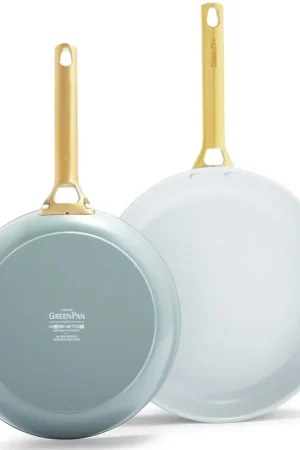 Più Venduto GreenPan Set 2 Padelle Padova con Rivestimento Antiaderente in Ceramica Sky Blue