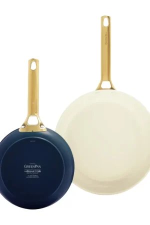 Soddisfatti O Rimborsati GreenPan Set 2 Padelle Padova con Rivestimento Antiaderente in Ceramica Oxford Blue