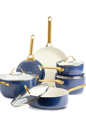 GreenPan Batteria di Pentole 10 Pezzi Padova Antiaderente Oxford Blue Vendita Finale