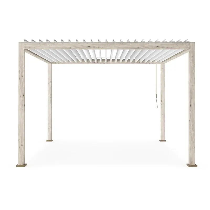Andrea Bizzotto Pergola Ocean 3.6x3.6 Mt Natural e Bianco Spedizione Espresso