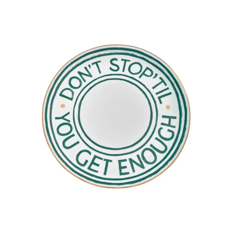 Bitossi Home Piatto Pizza Don‘t Stop Till D32 cm in Porcellana Spedizione Espresso