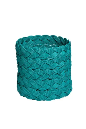 Compra Oggi Stesso Botossi Home Cesto Rotondo Small Treccia H30xD32 cm Verde