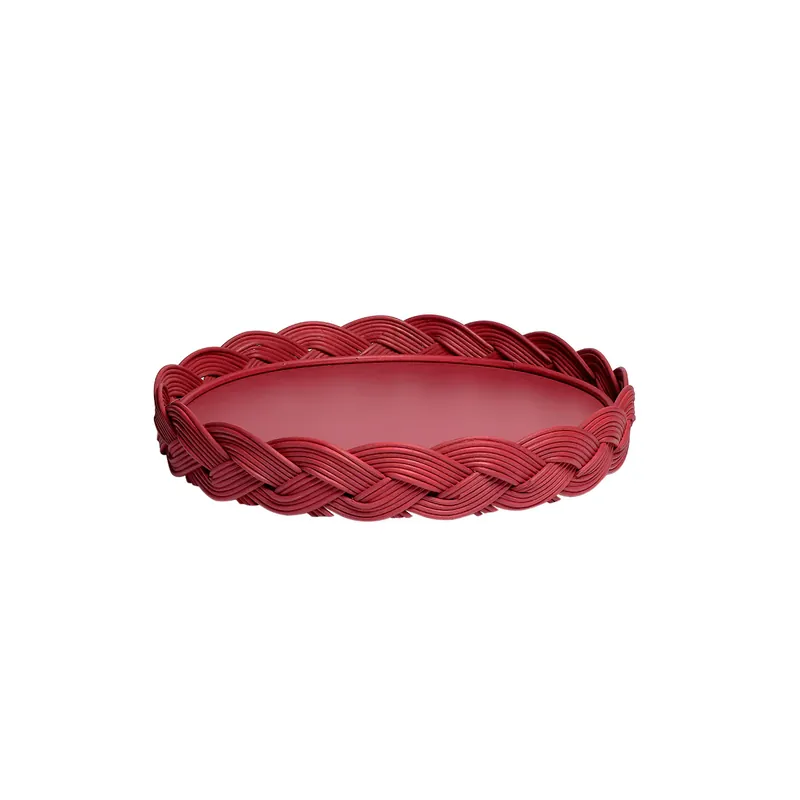 Prezzo Scontato Bitossi Home Vassoio Medium Treccia D41 cm Rosso