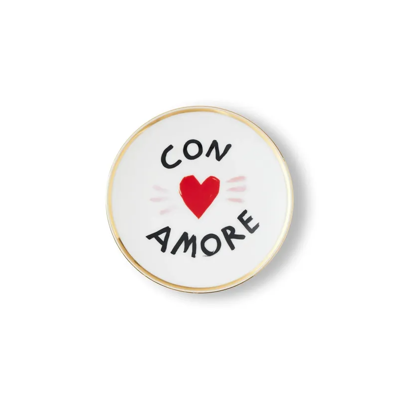 Bitossi Home Piatto Con Amore D17 cm in Porcellana Acquista Ora