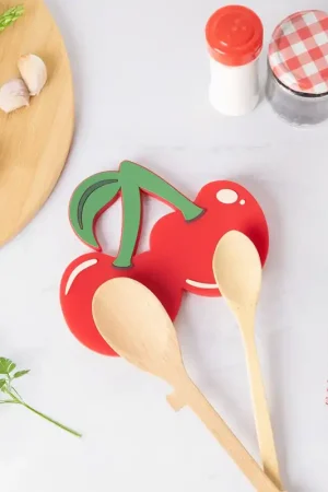 Fisura Poggia Mestolo Cherry in Silicone Alimentare Pagamento Sicuro