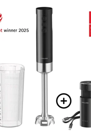Zwilling Xtend Frullatore Immersione a Batteria Starter Set Nero Offerta Del Giorno