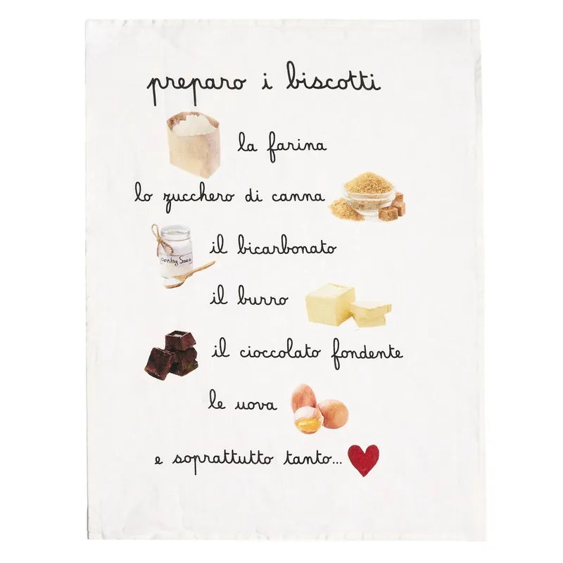 Direttamente Dal Produttore Simple Day Canovaccio in Lino Biscotti 50x68 cm