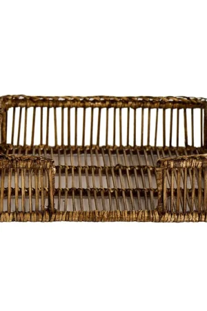 Offerta Del Giorno Simple Day Portatovaglioli Rain 23x23 cm in Rattan