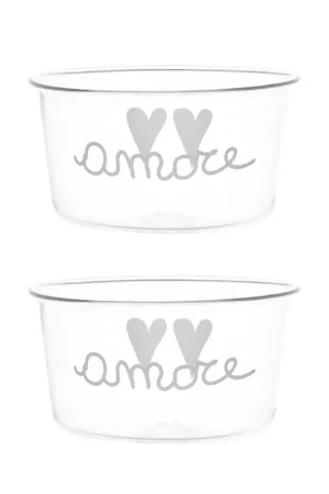 Compra Oggi Stesso Simple Day Set 2 Coppette in Vetro Amore