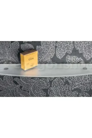 Colombo Hermitage Mensola 60 cm in Vetro Acidato Naturale reggimensola cromo Compra Adesso