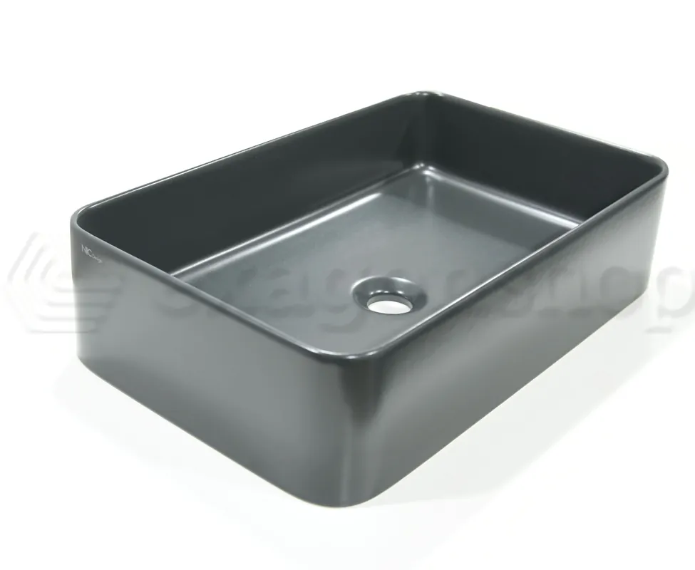 Affare Lavabo 55x36 Rettangolare seconda scelta Basalto Matt Semplice 001481049 Nic
