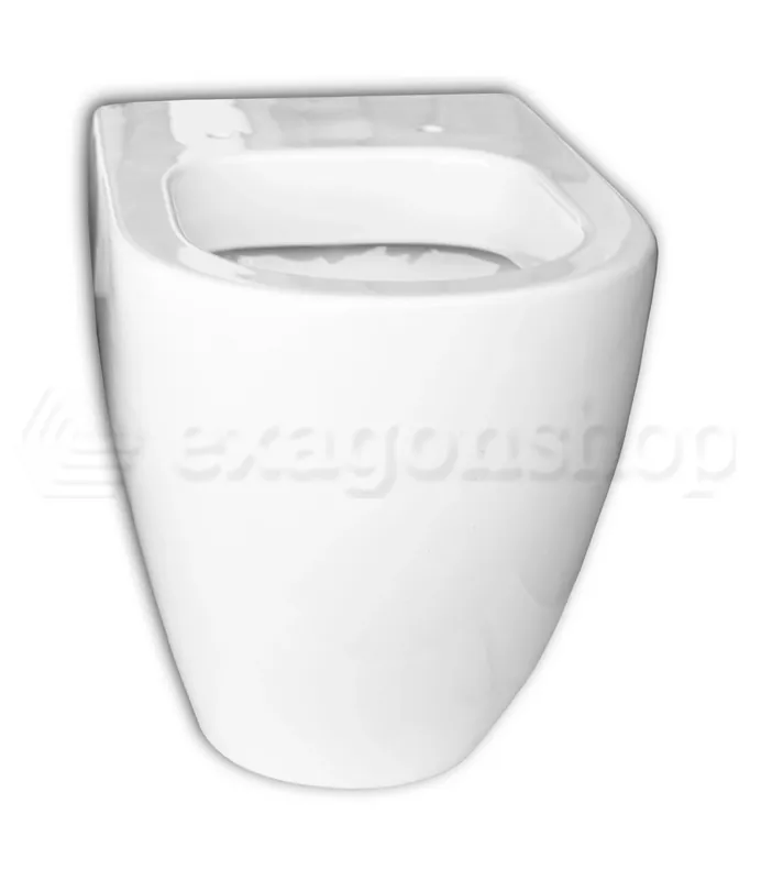 Scelto Dai Clienti Vaso wc filo parete a Pavimento in ceramica Bianco lucido 43177 Gessi Emporio