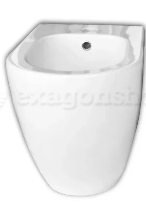Bidet filo muro a Pavimento in ceramica Bianco lucido 43178 Gessi Emporio Prezzo Basso
