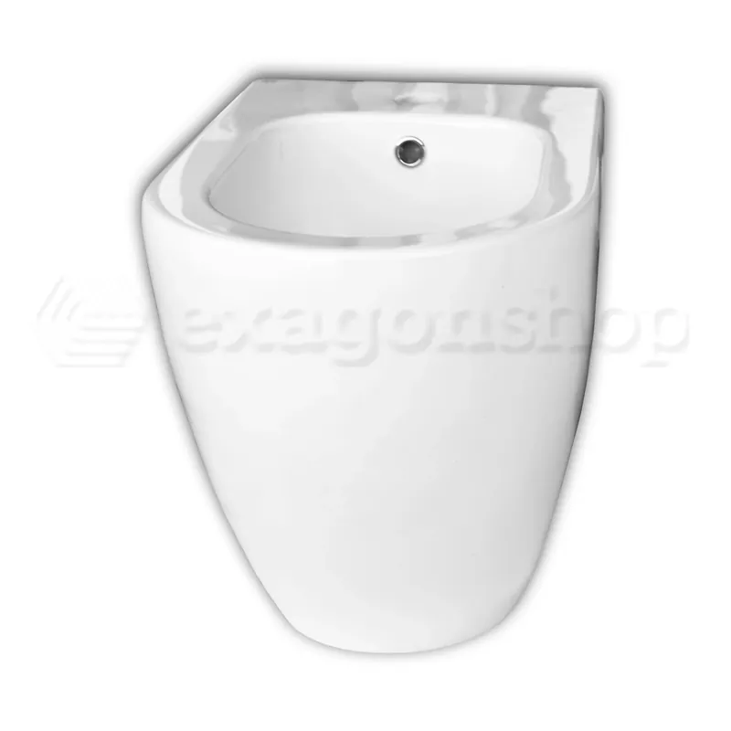 Bidet filo muro a Pavimento in ceramica Bianco lucido 43178 Gessi Emporio Prezzo Basso