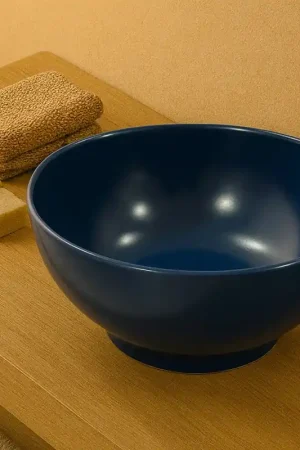 Ciotola lavabo 38 Cm da Appoggio Indaco Matt Flavia 001034 Nic Offerta Speciale