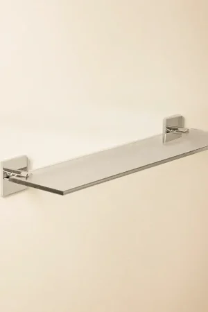 Cosmic Stick Mensola Bagno 40 cm con in Vetro cromo 2760144 Pagamento Sicuro