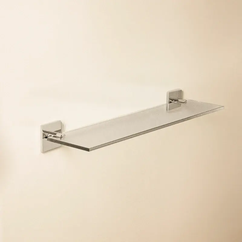 Cosmic Stick Mensola Bagno 40 cm con in Vetro cromo 2760144 Pagamento Sicuro