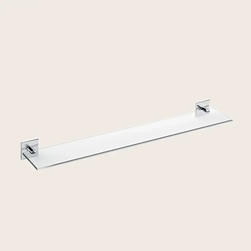 Più Venduto Cosmic Duo Square Mensola bagno 60 cm vetro Cromo 2640145