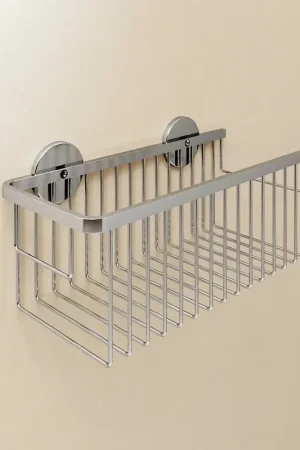 Spedizione Espresso Griglia portasapone 30x13 a muro Cromo Cosmic Duo Round 2620142