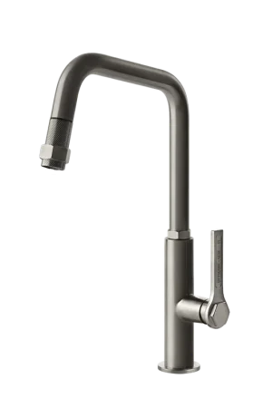 Esclusivo Miscelatore Cucina Monocomando Con Canna Girevole E Doccetta Estraibile Finox Officine 60053 Gessi
