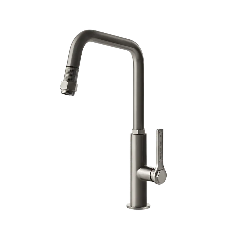 Esclusivo Miscelatore Cucina Monocomando Con Canna Girevole E Doccetta Estraibile Finox Officine 60053 Gessi