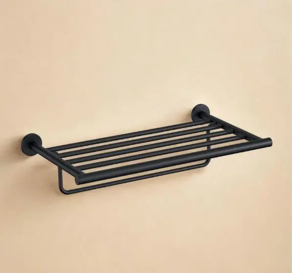 Cosmic Architect S+ Rack Portasciugamani 55x30 Nero Opaco 2353668 Professionale
