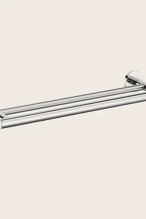 Cosmic Architect S+ portasciugamani 45,5 Cm Doppio a muro Cromo 2350161 Nuovo Arrivo