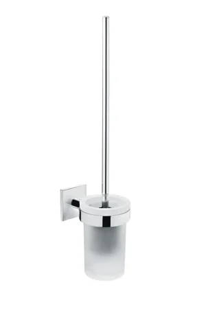 Affare Portascopino wc a muro in Vetro Opaco Cromo Cosmic Duo Square 2640100