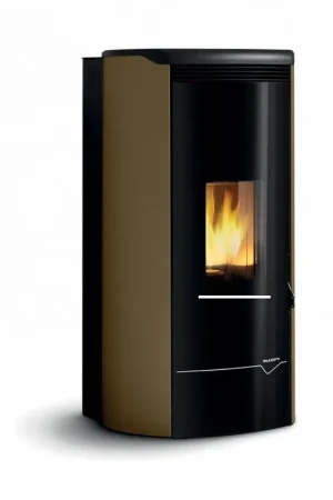 Direttamente Dal Produttore Stufa A Pellet ecofire ad acqua e aria 14kw Con Top In Ghisa e Acciaio Moka Palazzetti Jackie Idro 14