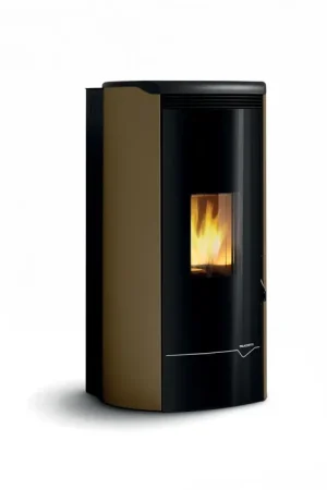 Stufa A Pellet Ecofire Ad Acqua e aria 20kw Con Top In Ghisa e Acciaio Moka Palazzetti Jackie Idro 20 Acs Offerta Limitata