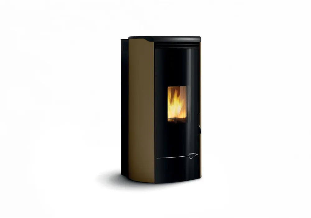 Stufa A Pellet Ecofire Ad Acqua e aria 20kw Con Top In Ghisa e Acciaio Moka Palazzetti Jackie Idro 20 Acs Offerta Limitata