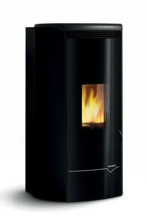 Stufa A Pellet Ecofire Ad Acqua o aria 26kw Con Top In Ghisa e Acciaio Nero Palazzetti Jackie Idro 26 Acs Occasione Imperdibile