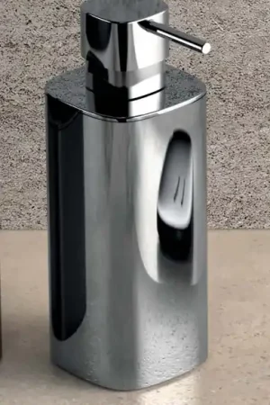 Colombo design Trenta B9341 dispenser porta sapone liquido da appoggio Cromo Nuova Collezione
