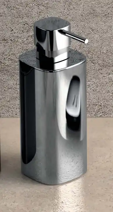 Colombo design Trenta B9341 dispenser porta sapone liquido da appoggio Cromo Nuova Collezione