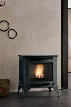 Palazzetti Cesare II Stufa A Pellet Ecofire Ad Aria 9kw nero 805708302 Compra Oggi Stesso